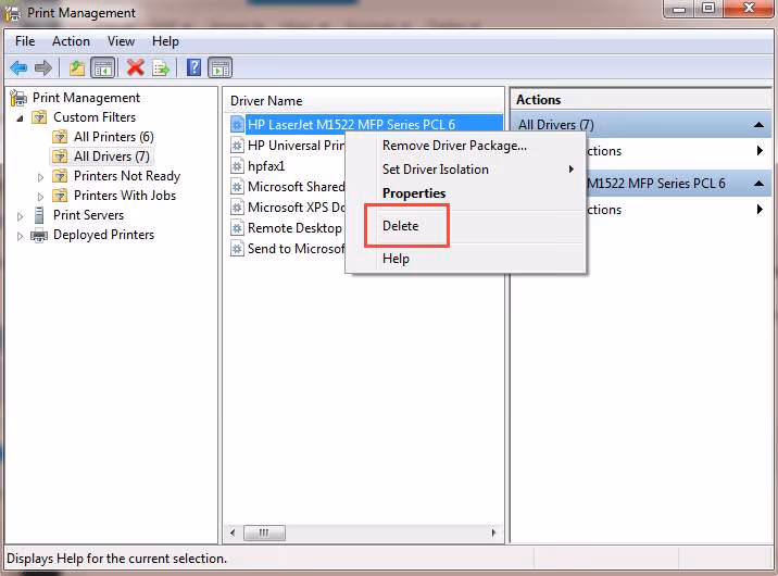 Eliminate Printer Drivers to Fix 0x00000002 Error