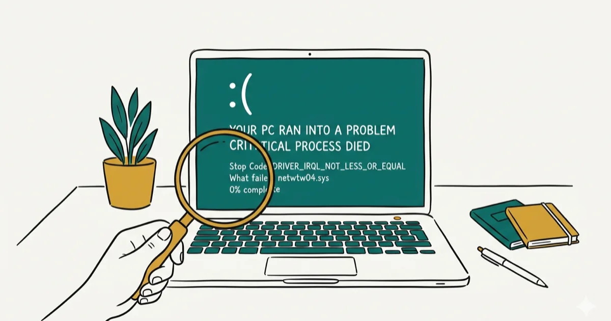 Fix Error 0x0000000a IRQL_NOT_LESS_OR_EQUAL on Windows cover image