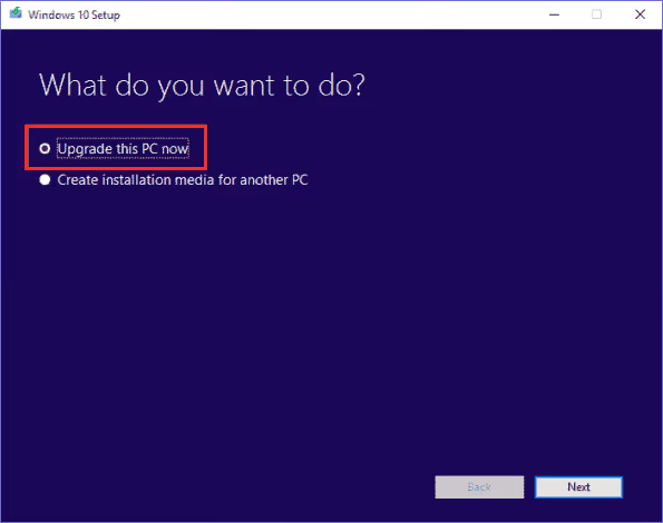  fix error 0x80070070 Using Media Creation Tool
