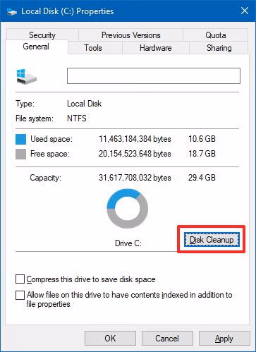 Disk Cleanup
