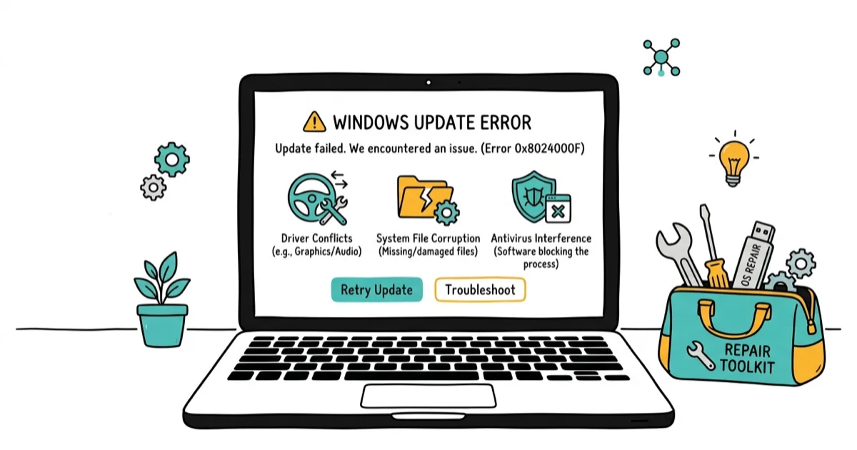 Fix Windows Update Error 0x80240031 (5 Working Methods) cover image