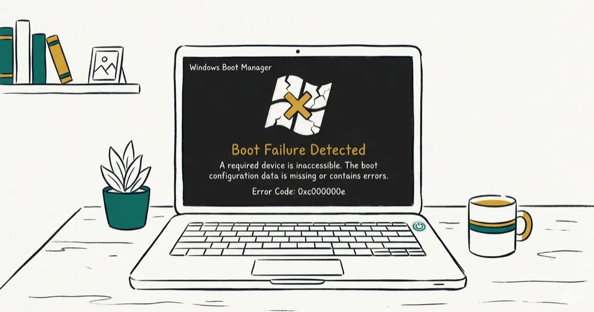 How to Fix Windows Boot Error 0xc000000d (7 Methods) cover image