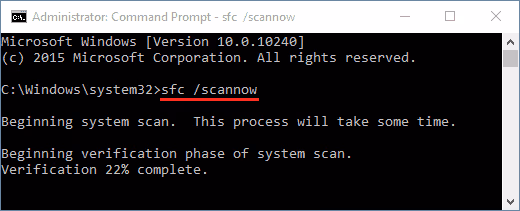 sfc /scannow