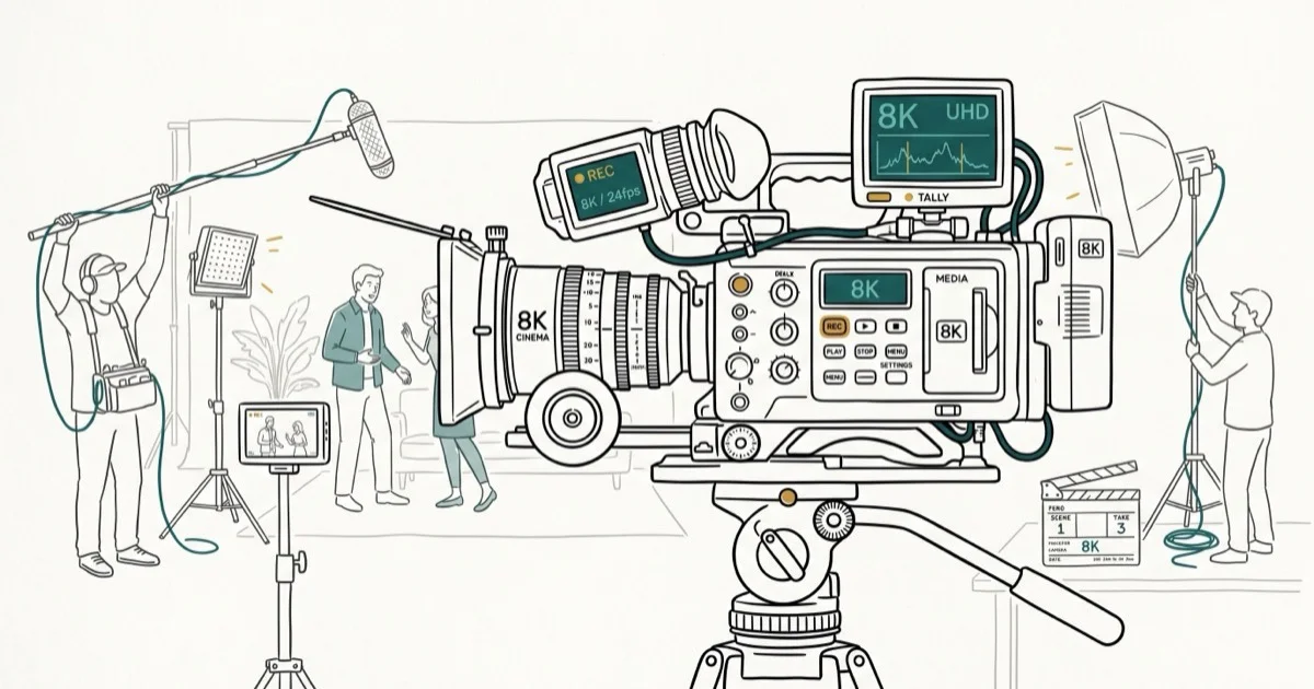 Best 8K Cameras in 2026: Top Picks for All Filmmakers cover image