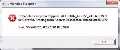 Access Violation At Address