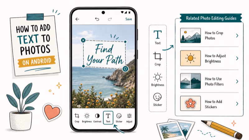 Hand-drawn illustration: Related Photo Editing Guides