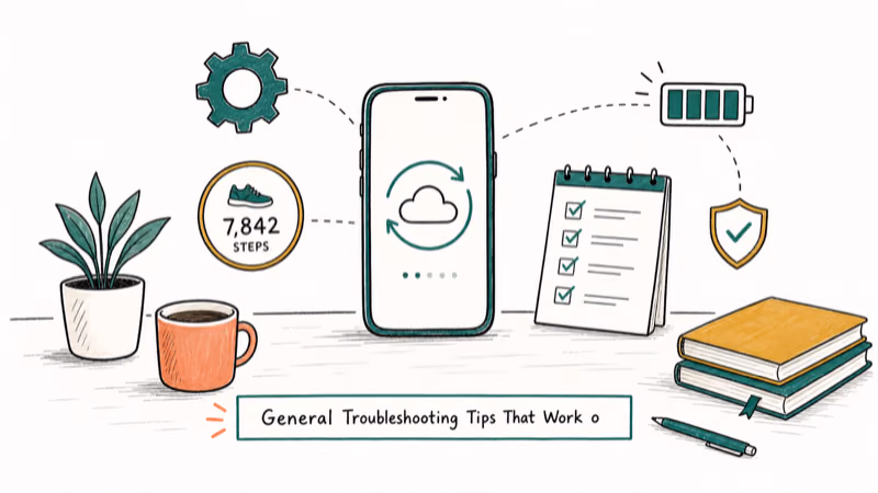 Hand-drawn illustration: General Troubleshooting Tips That Work on Both Platforms