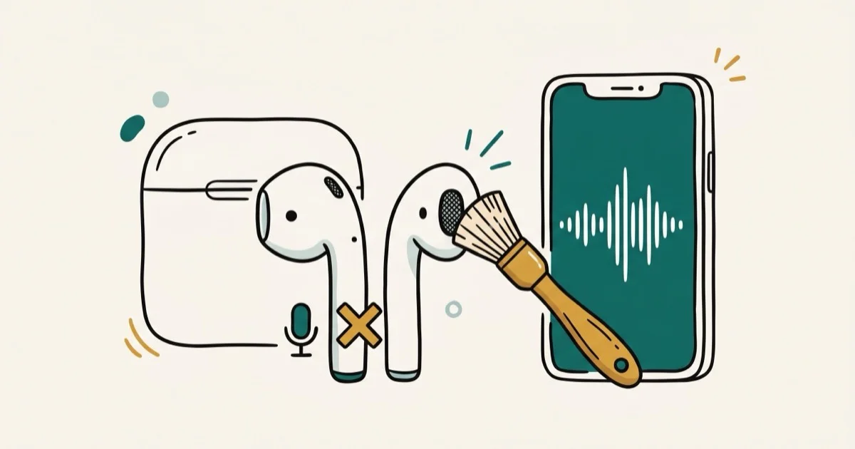 AirPod Mic Not Working? 6 Fixes Tested on AirPods Pro cover image