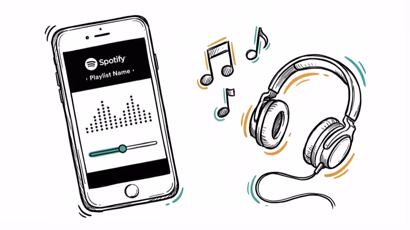 Spotify app equalizer screen with draggable frequency dots for custom sound curves