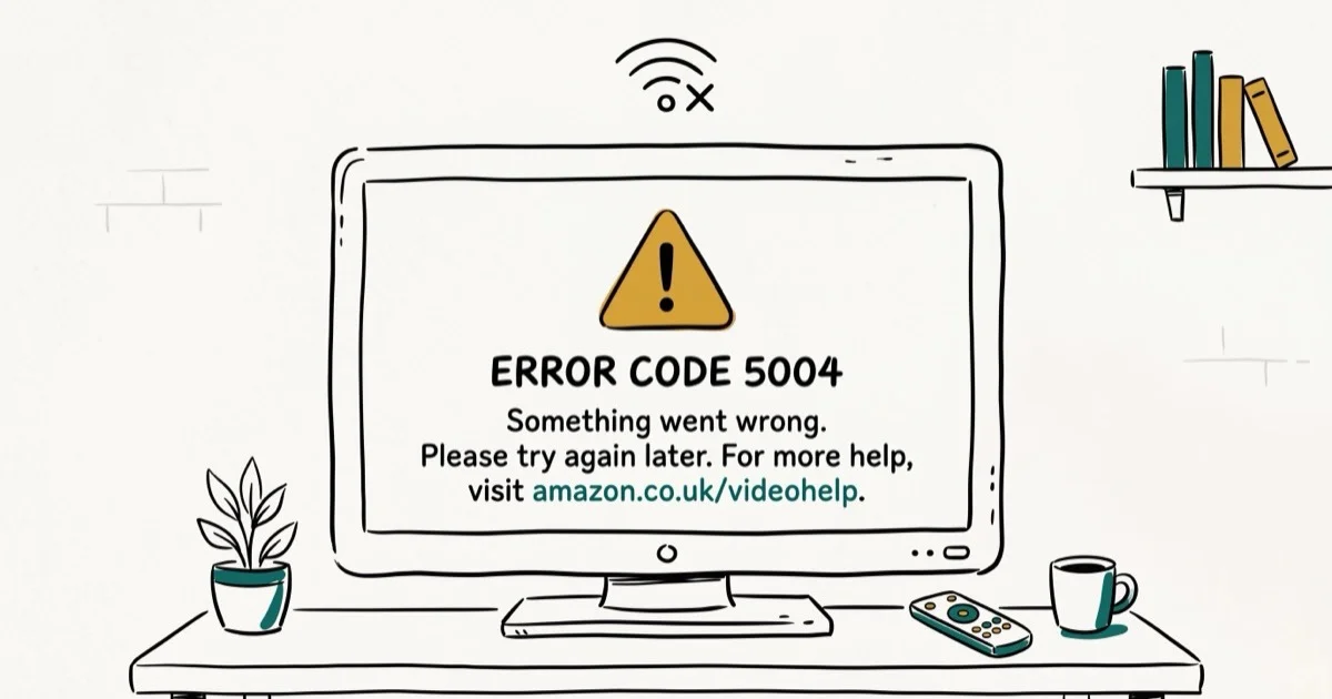 Amazon Prime Video Error Code 5004: 7 Fixes That Work cover image