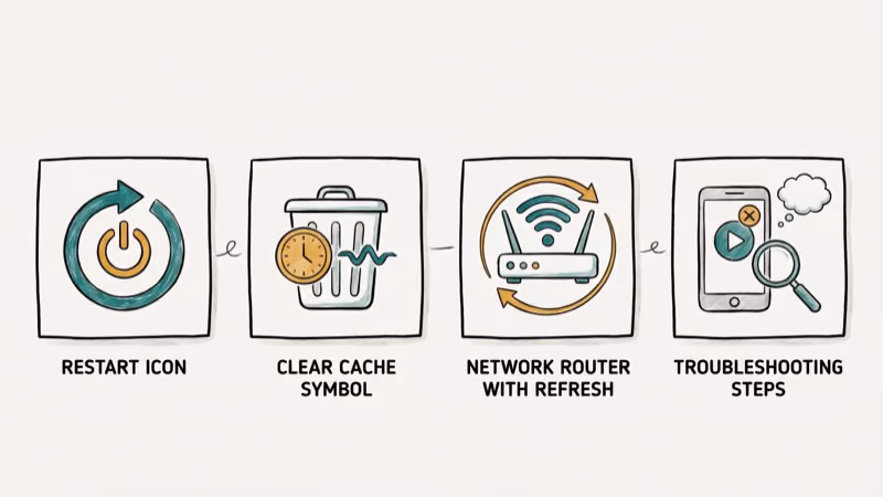 Step-by-step troubleshooting flow for fixing Prime Video authentication error on browser and app