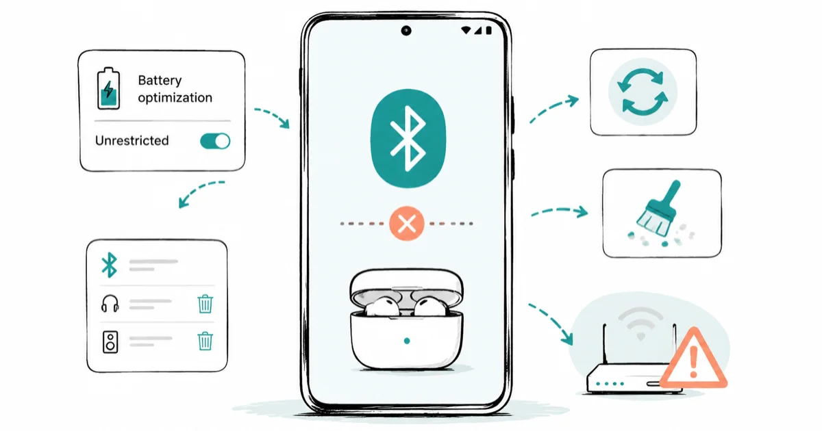 Android Bluetooth Keeps Disconnecting? 9 Fixes (2026)