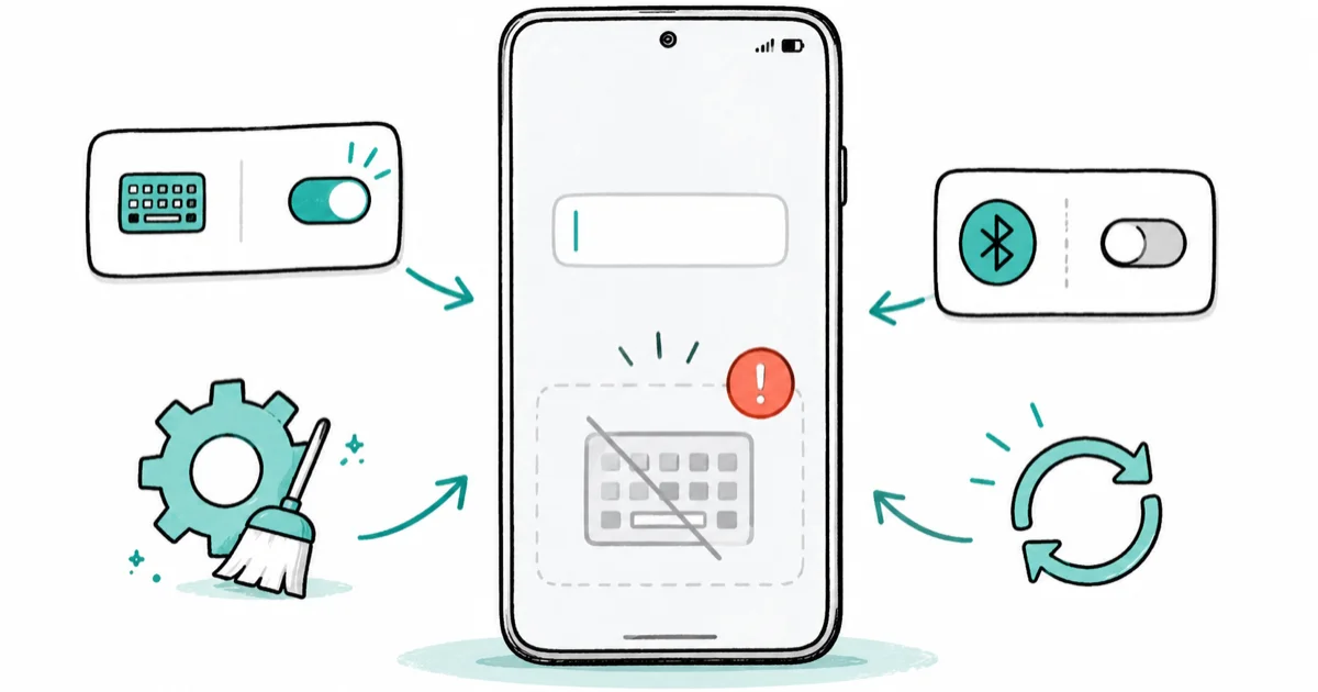 Android Keyboard Not Showing? 8 Fixes to Get Typing Again