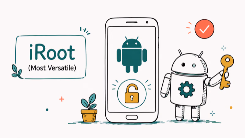 Hand-drawn illustration of iRoot (Most Versatile)