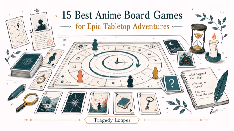 Hand-drawn illustration: Tragedy Looper