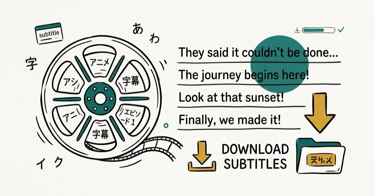 Best Free Sites to Download Anime English Subtitles cover image