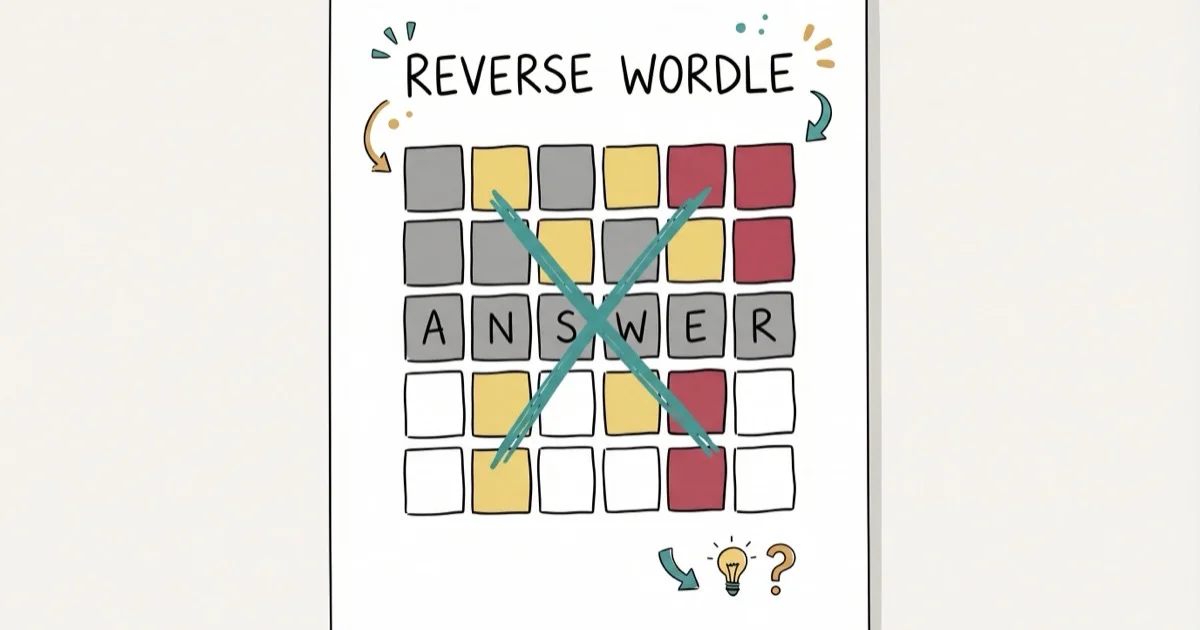 Antiwordle: How to Play the Reverse Wordle Game (2026) cover image