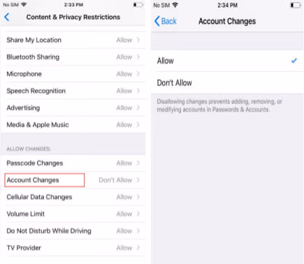 Fix Apple ID Grayed Out with Screen Time Passcode