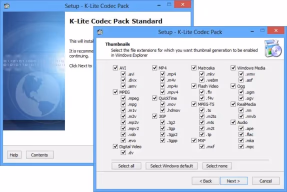 K Lite Codec Pack