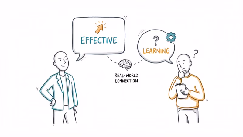 Two people conversing with speech bubbles showing language learning conversation practice