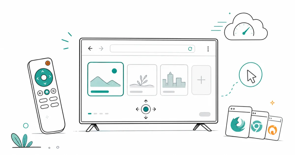 Best Web Browsers for Android TV in 2026 (7 Tested) cover image