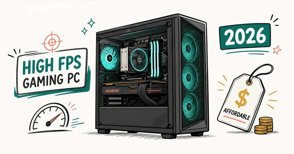 Budget Gaming PC Build 2026: Full Parts List Under $1,000 cover image
