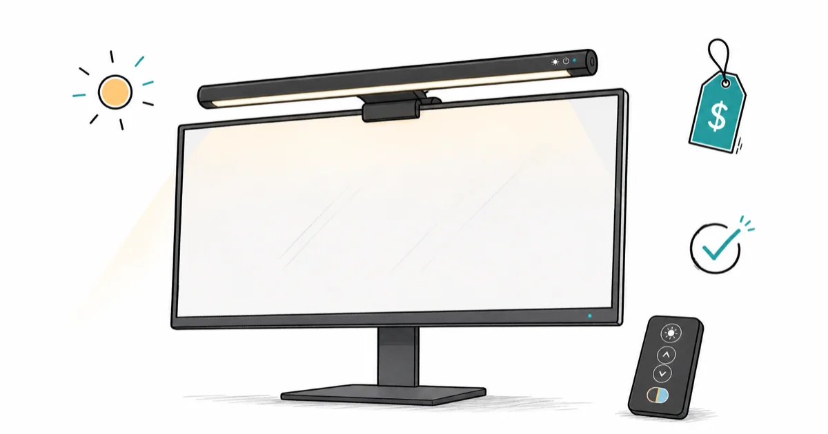 Best Budget Monitor Light Bar in 2026: 3 Picks Under $130