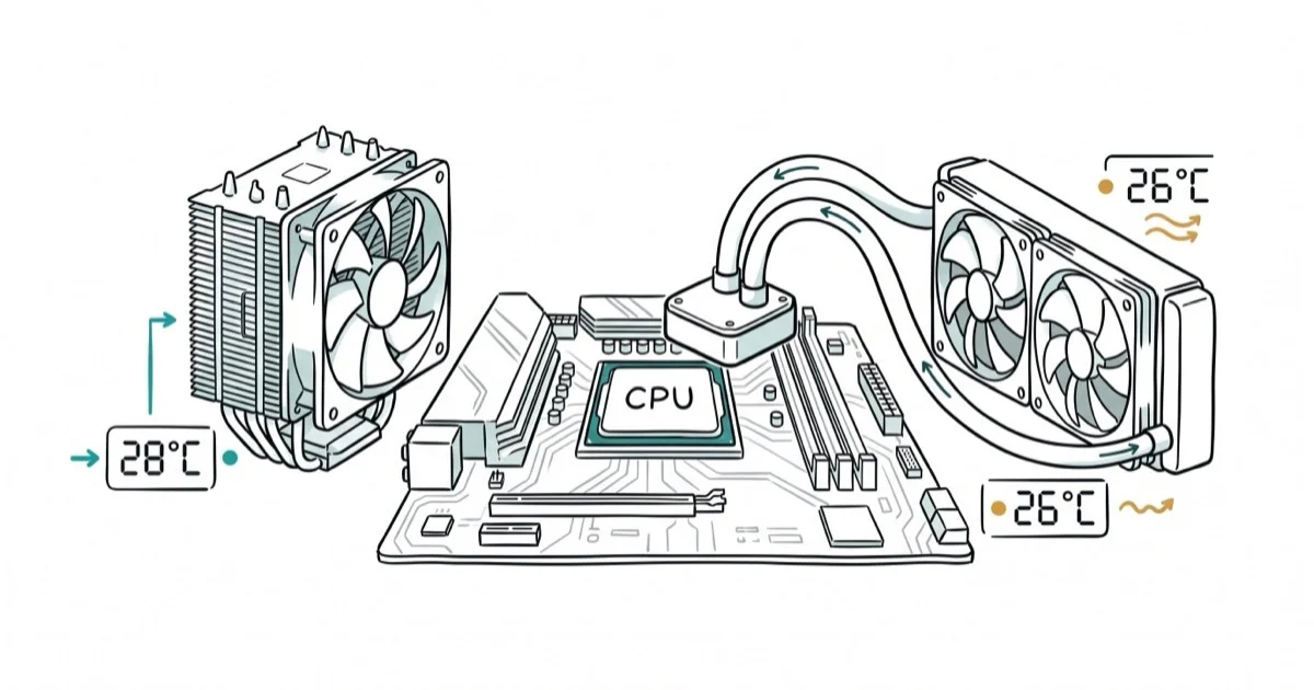 Best CPU Coolers for Ryzen 5 3600: Top Air and AIO Picks cover image