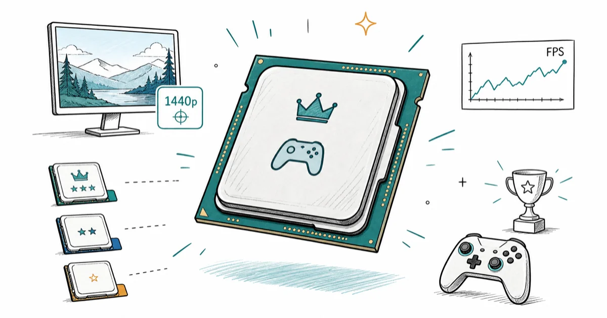 Best CPU for 1440p Gaming: 2026 Picks by Budget Tier