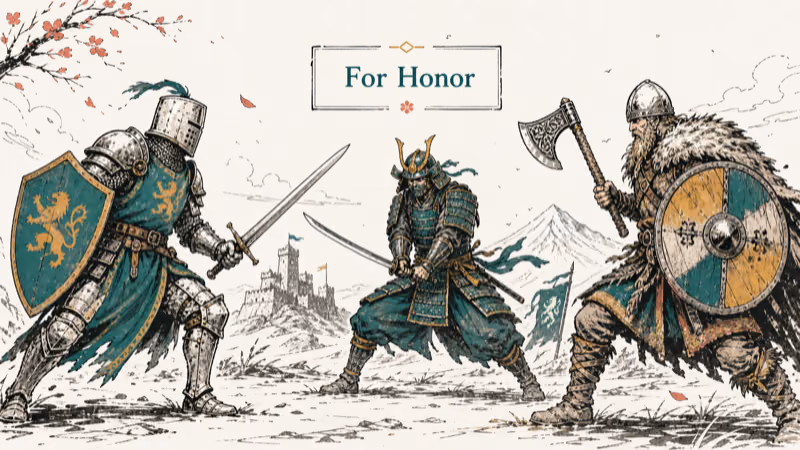 Hand-drawn For Honor illustration