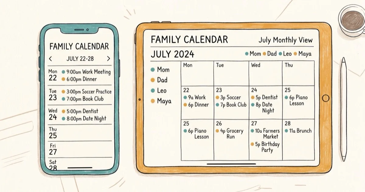 Best Family Calendar Apps To Keep Everyone in Sync cover image
