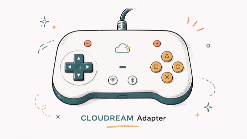 Hand-drawn illustration of CLOUDREAM Adapter