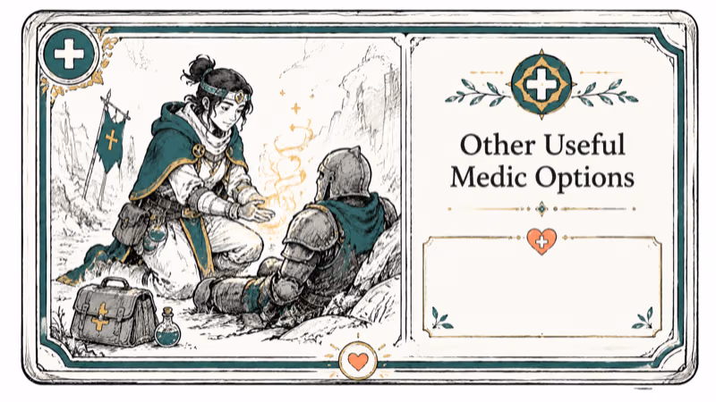 Hand-drawn illustration of Other Useful Medic Options