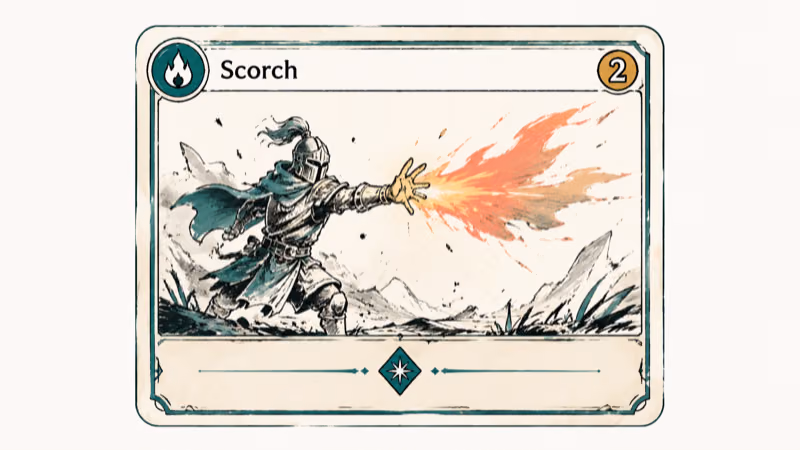 Hand-drawn illustration of Scorch