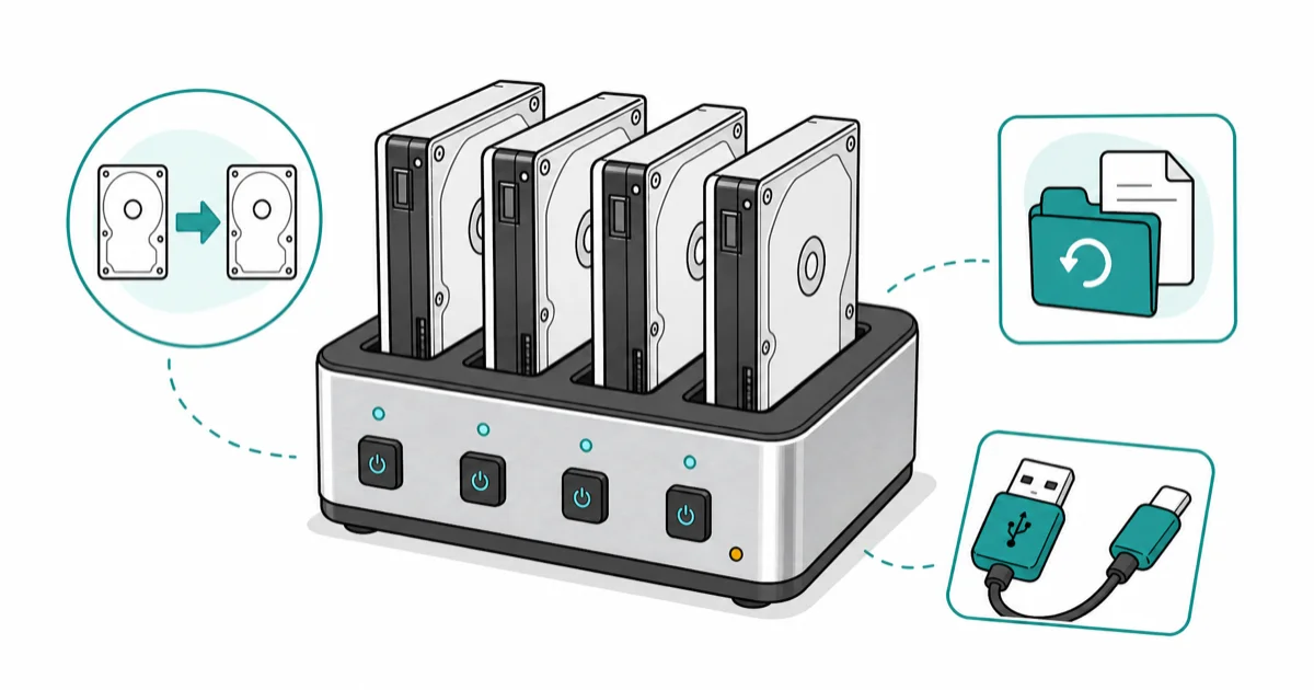 Best Hard Drive Docking Stations: Top 5 Picks (2026) cover image