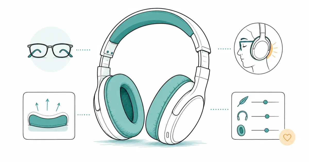 Best Headphones for Glasses Wearers: Comfort Picks (2026) cover image