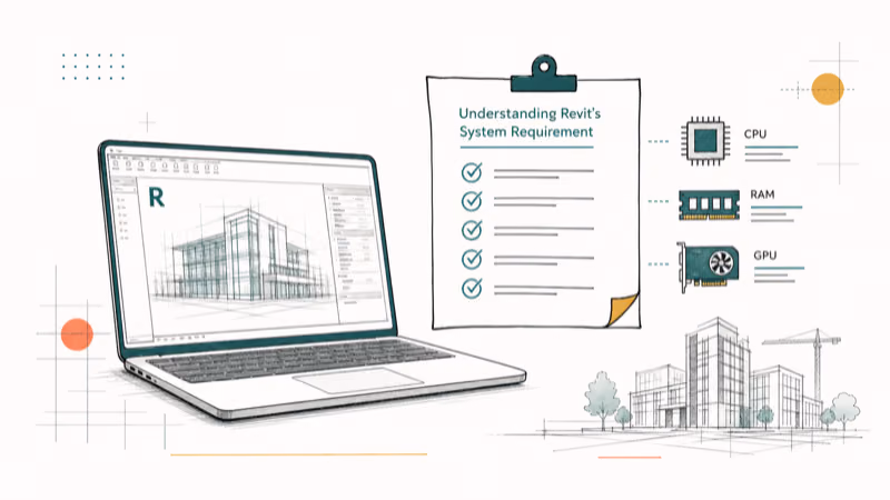 Hand-drawn illustration: Understanding Revit’s System Requirements