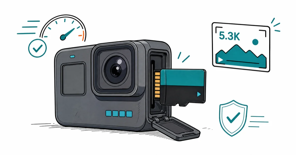 Best microSD Card for GoPro: Sustained-Write Picks for 2026 cover image