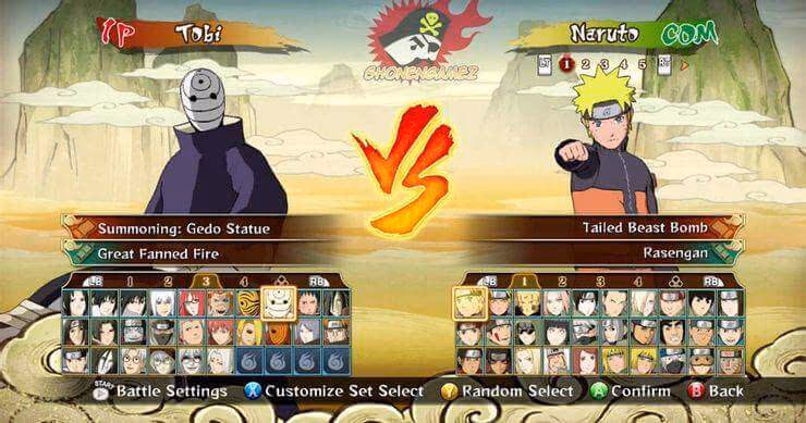 Ultimate ninja storm revolution