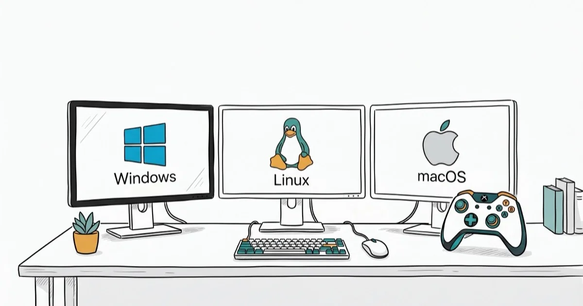 Best OS for Gaming: Windows vs. Linux vs. macOS (2026) cover image