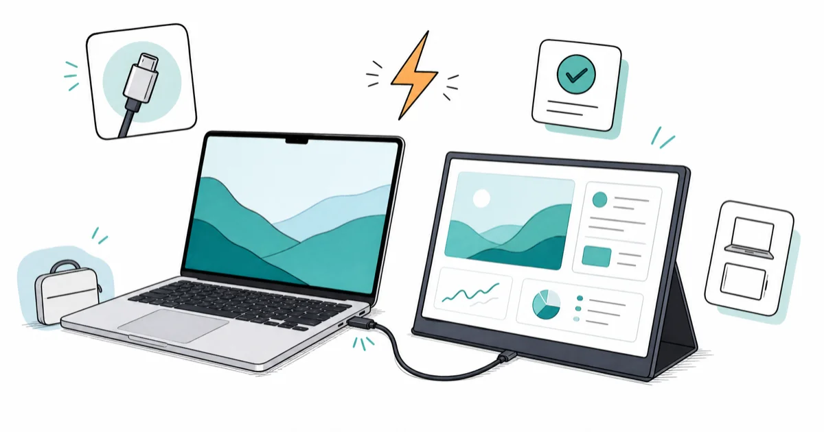 Best Portable Monitor for MacBook Pro in 2026: 4 Picks cover image