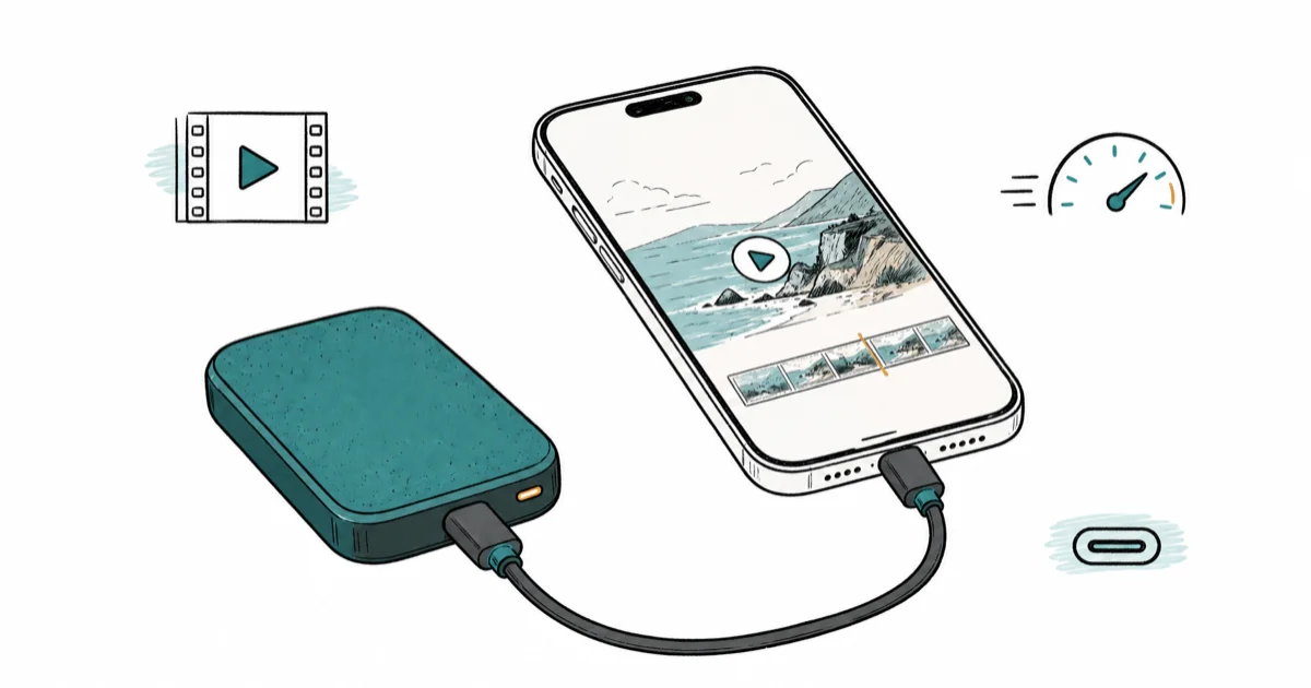 Best Portable SSD for iPhone 17: ProRes-Ready Picks cover image