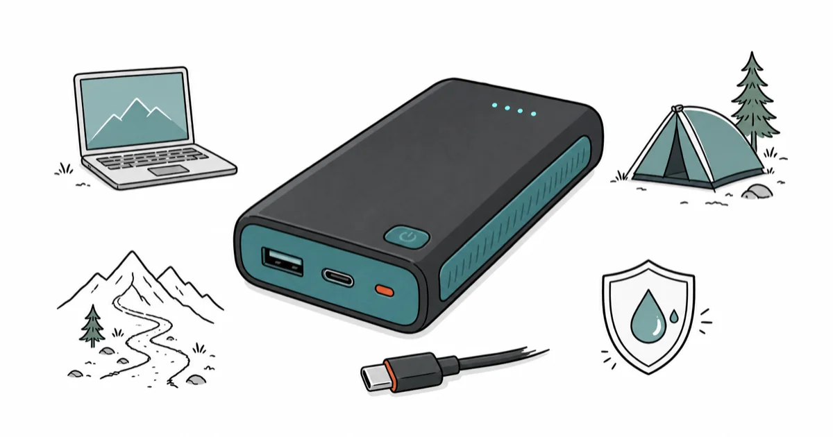 Best Power Bank for Camping Trips and Trail Backups