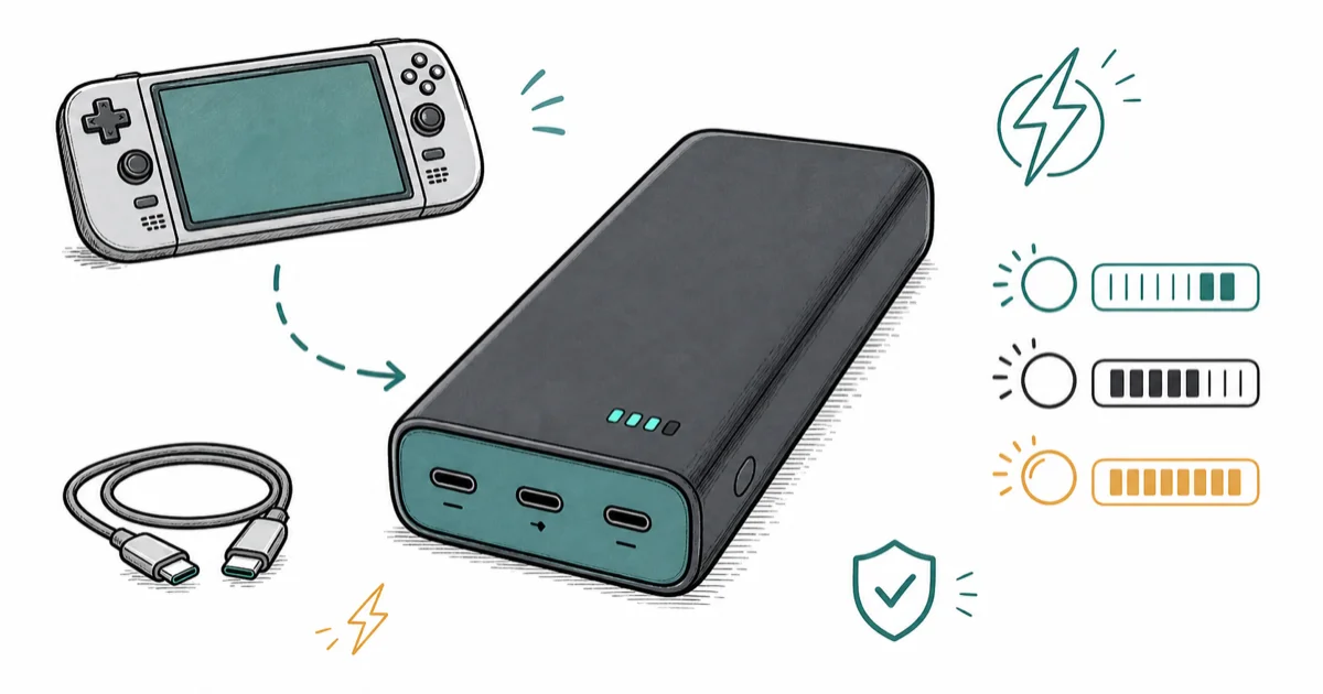 Best Power Bank for Steam Deck: 45W, 87W, and 100W Picks cover image