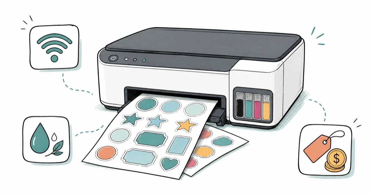 Best Printers for Stickers: Top 5 Tested Picks (2026) cover image