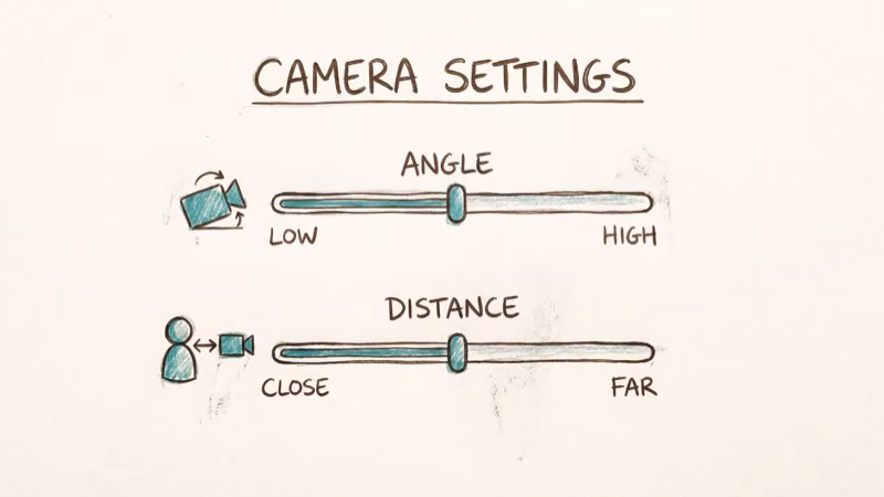 Rocket League camera settings menu showing FOV and distance values