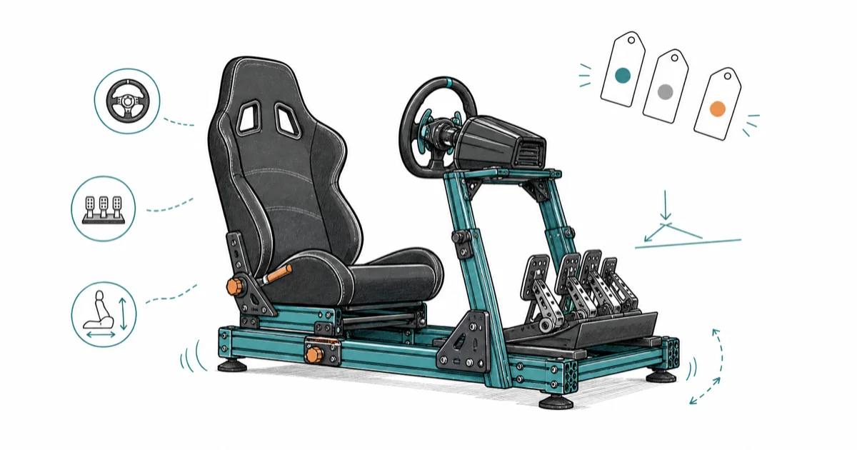 Best Sim Racing Cockpits for Every Budget (Tested) cover image