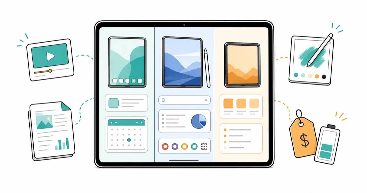 Best Tablet 2026: Top Picks by Use Case and Budget cover image
