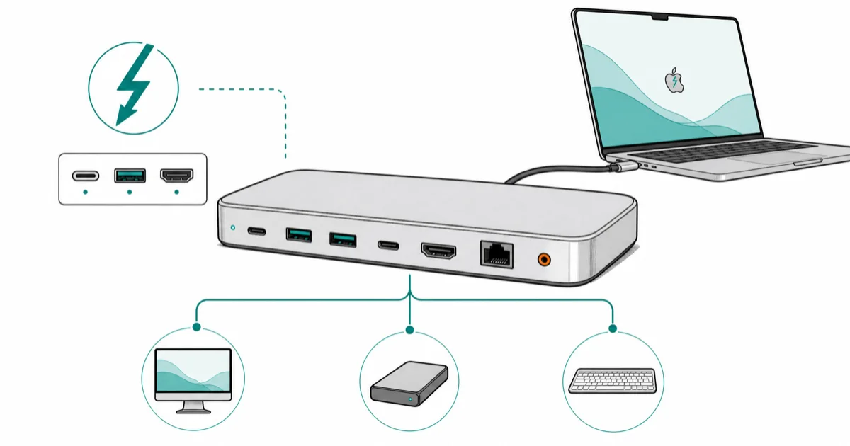 Best Thunderbolt 4 Dock for Mac (2026): 4 Real TB4 Picks cover image