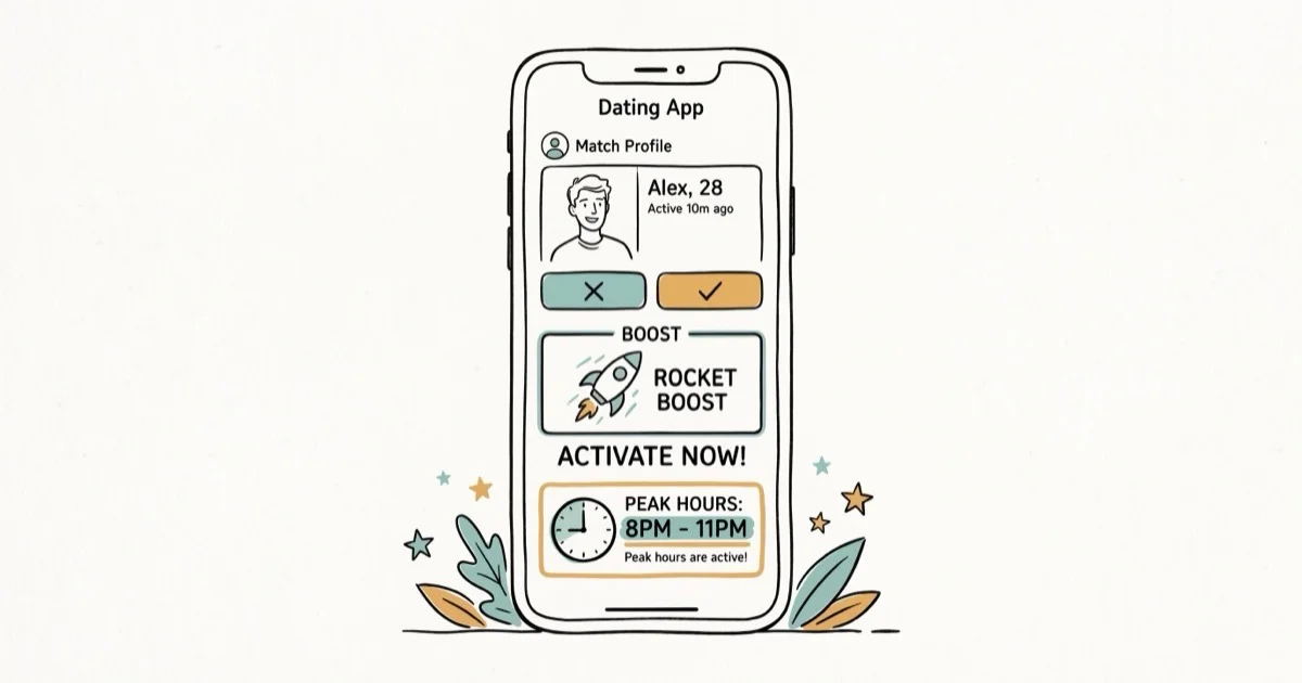 Best Time to Use Tinder Boost for More Matches (2026) cover image